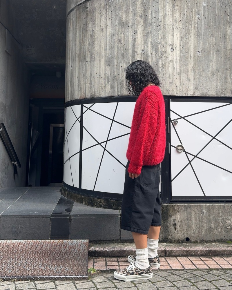 UNUSED アンユーズド 25AW US2520 Mohair pullover knit (RED)