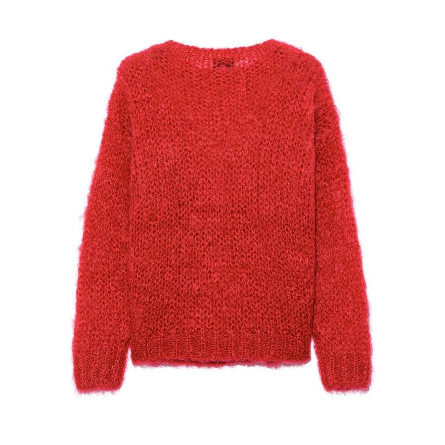 UNUSED アンユーズド 25AW US2520 Mohair pullover knit (RED)