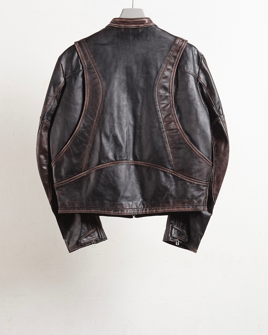 【vintage】service jacket 黒 LUCKY LEATHER CO] Vintage Single Leather Jacket [1990s