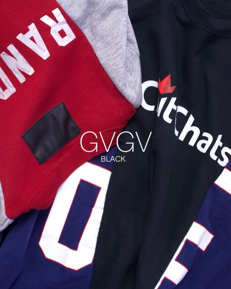 GVGV BLACK ジーヴィージーヴィーブラック Remake Sweatshirts (B)