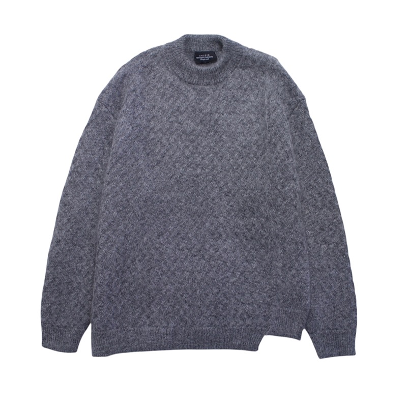 UNUSED アンユーズド US2270 7G Mohair Crewneck sweater (USED)