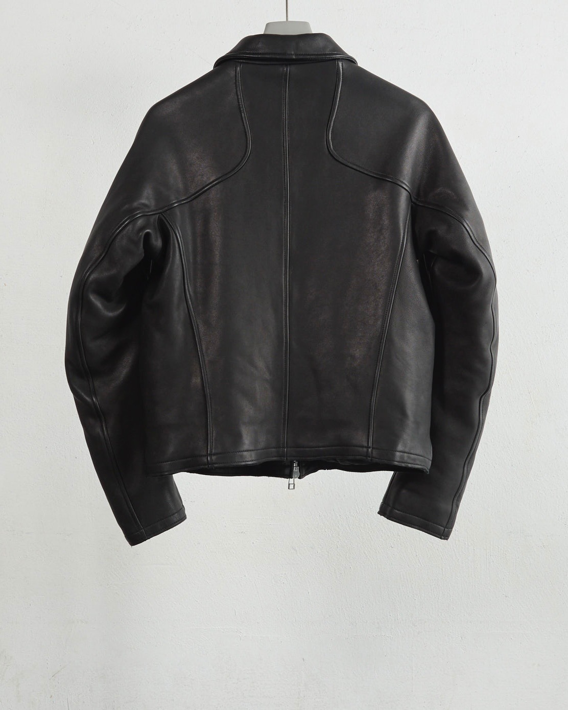 NVRFRGT ネヴァーフォーゲット 25AW LEATHER PANELED ZIP UP JACKET