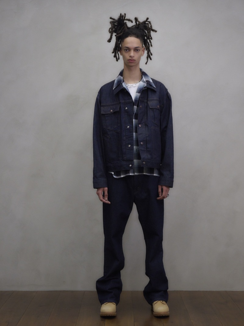UNUSED アンユーズド 26SS UW1186 12oz Denim pants (BLACK)