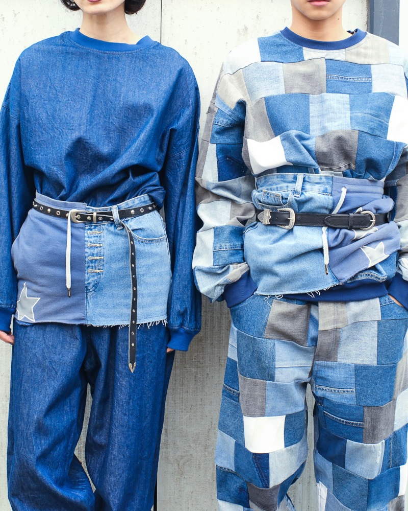 GVGV BLACK ジーヴィージーヴィーブラック Skirt with jogging