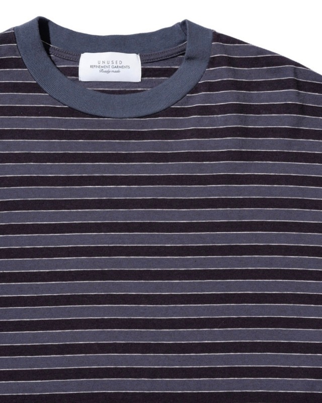 UNUSED アンユーズド 24AW US2469 Long sleeve border T-shirt