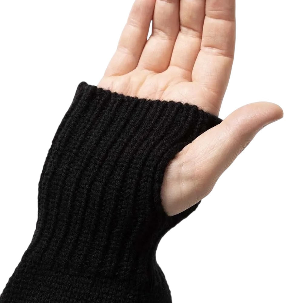 ROTOL ロトル WOOL CASHMERE ZIP KNIT SWEATER ROTOL / WOOL CASHMERE ZIP KNIT SWEATER BLACK