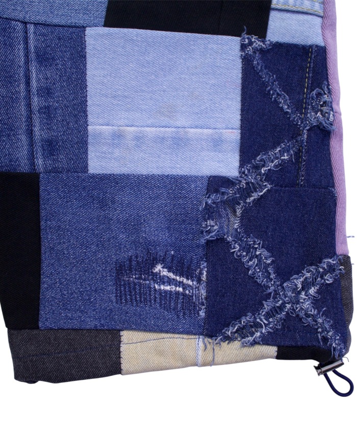 GVGV BLACK ジーヴィージーヴィーブラック PATCHWORK DENIM PANTS