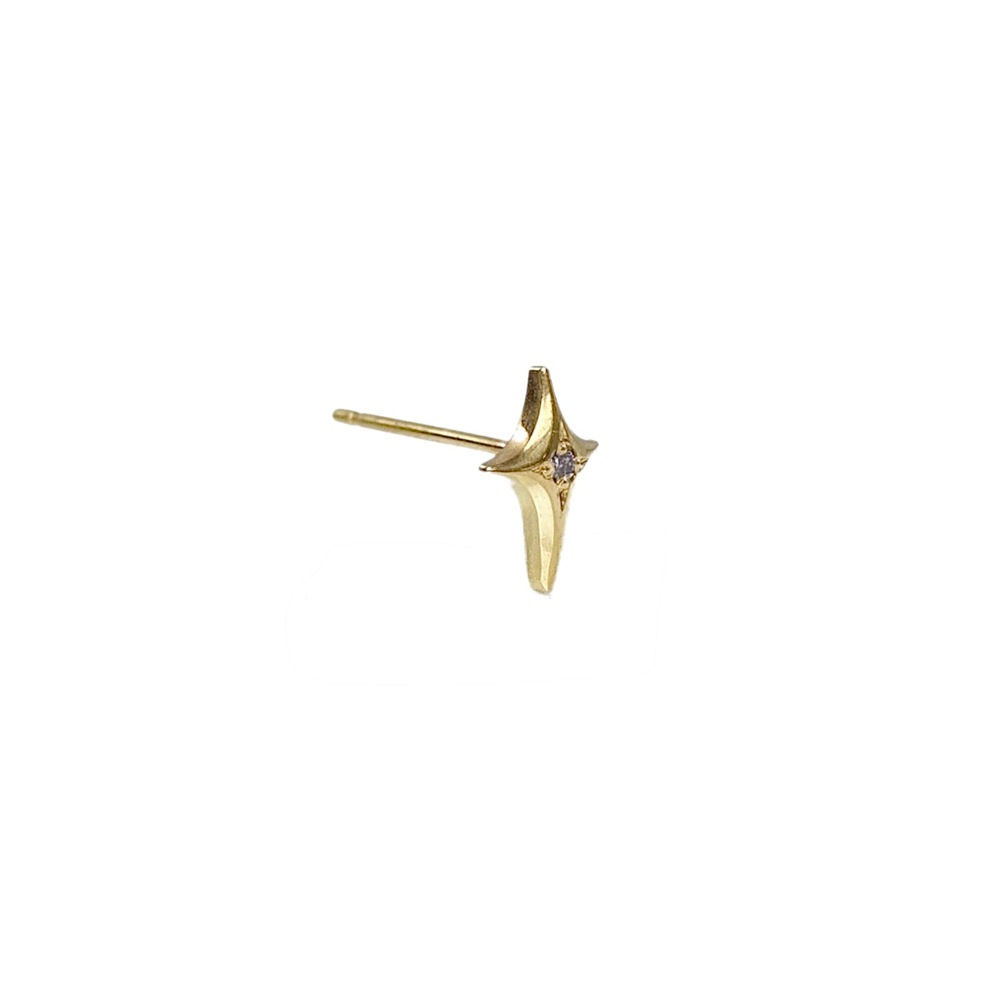 ephemeral エフェメラル sparkle pierce gold (with daiamond) 