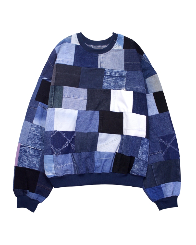 GVGV BLACK ジーヴィージーヴィーブラック PATCHWORK DENIM TOP