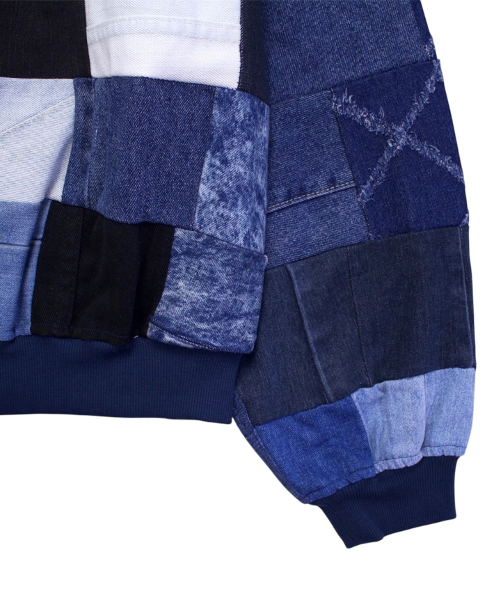 GVGV BLACK ジーヴィージーヴィーブラック PATCHWORK DENIM TOP