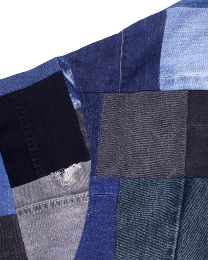 GVGV BLACK ジーヴィージーヴィーブラック PATCHWORK DENIM TOP