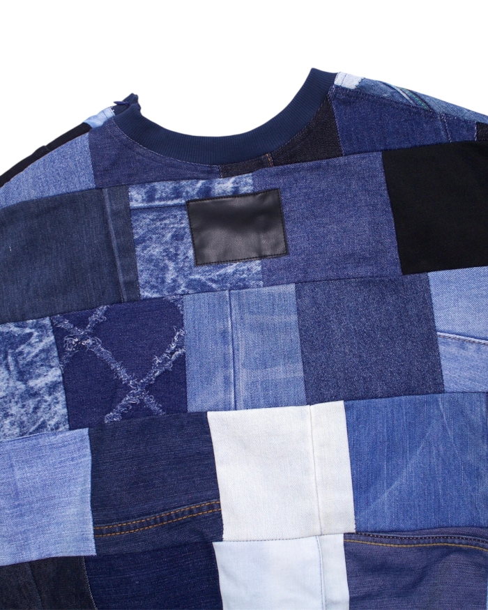 GVGV BLACK ジーヴィージーヴィーブラック PATCHWORK DENIM TOP