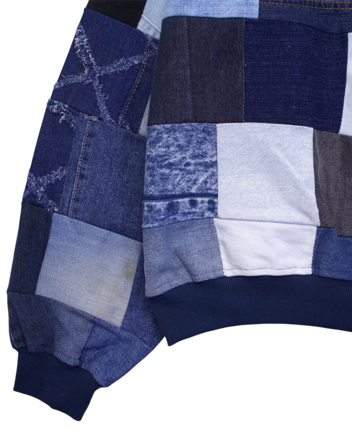 GVGV BLACK ジーヴィージーヴィーブラック PATCHWORK DENIM TOP