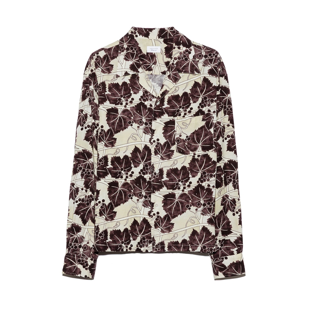UNUSED アンユーズド 26SS US2565 Long sleeve print shirt