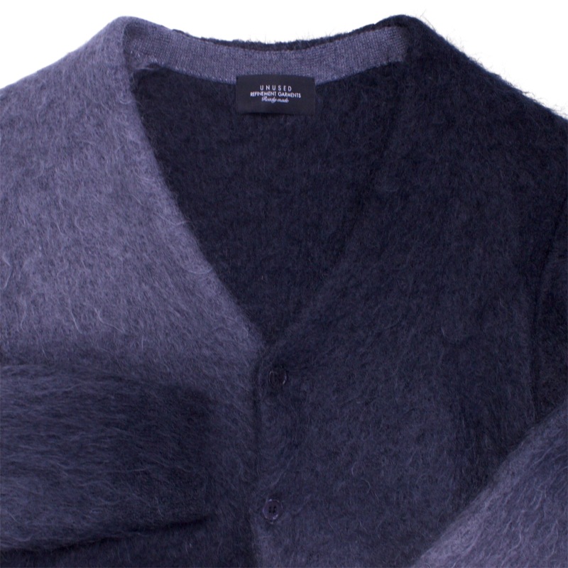 UNUSED アンユーズド US2376 Gradation mohair cardigan (USED)
