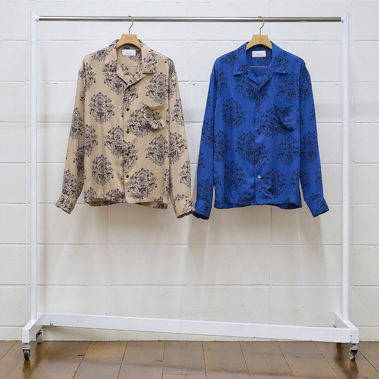 UNUSED アンユーズド 25SS US2501 Ornament long sleeve shirt (BLUE)