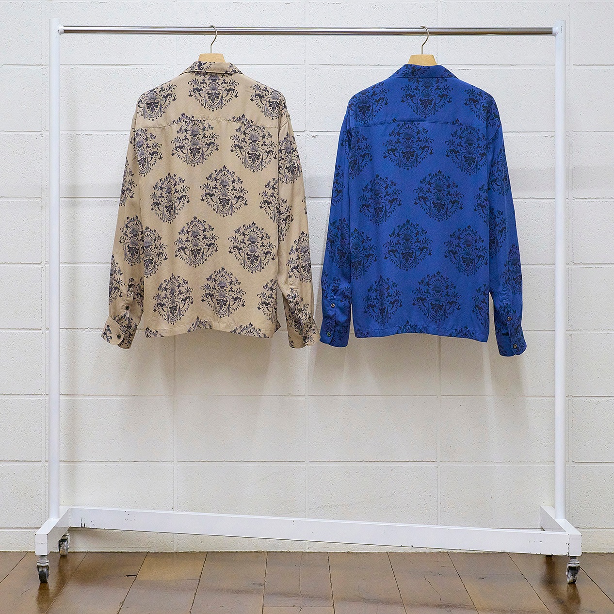 UNUSED アンユーズド 25SS US2501 Ornament long sleeve shirt (BLUE)