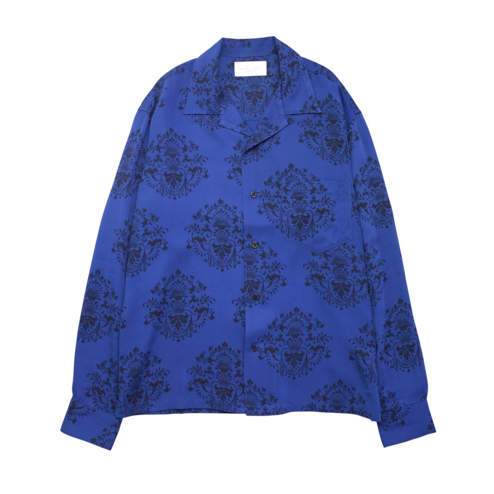 UNUSED アンユーズド 25SS US2501 Ornament long sleeve shirt (BLUE)