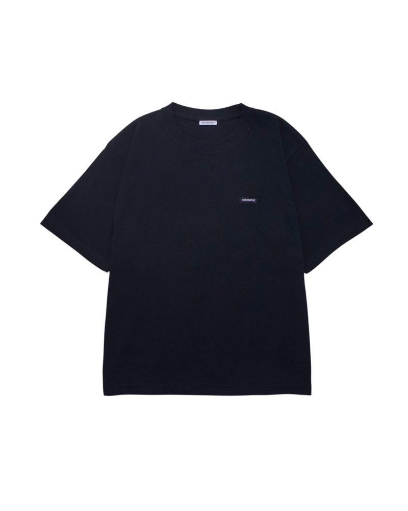 ephemeral エフェメラル LOGO CROPPED T-SHIRT (BLACK)