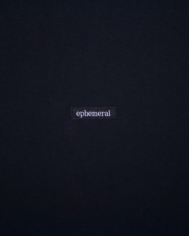 ephemeral エフェメラル LOGO CROPPED T-SHIRT (BLACK)