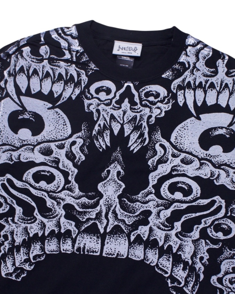 NEEDORIGINAL ニードオリジナル rafeldelalande Design Silkscreen overprint t-shirt