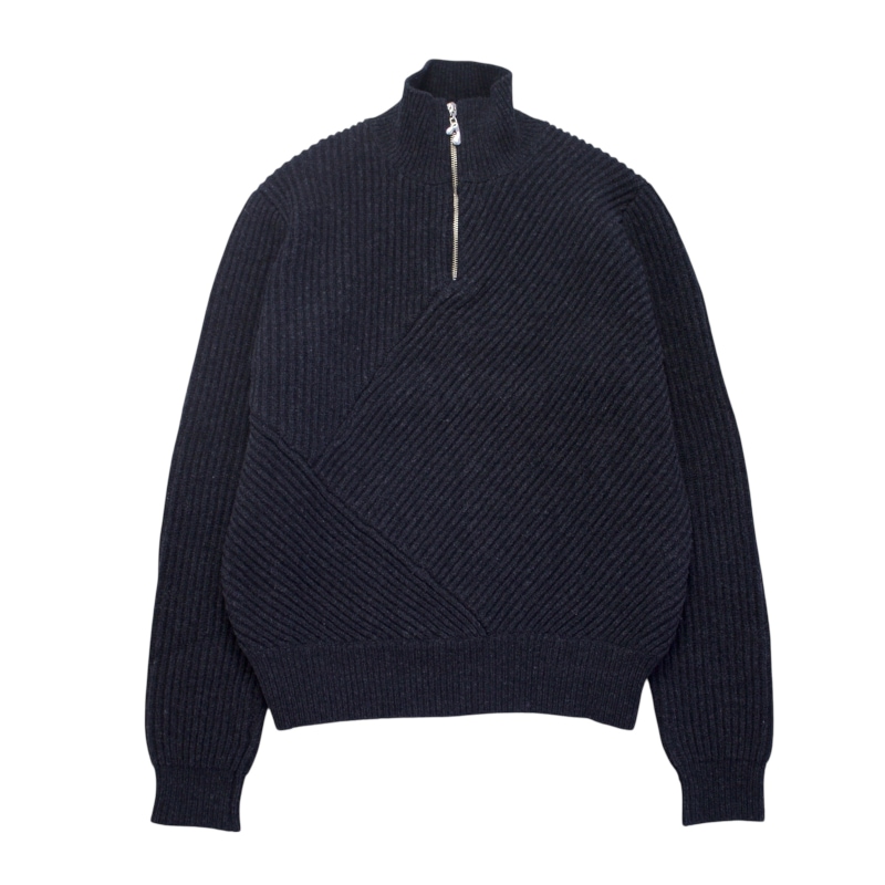 JIEDA ジエダ HALF ZIP KNIT (USED)