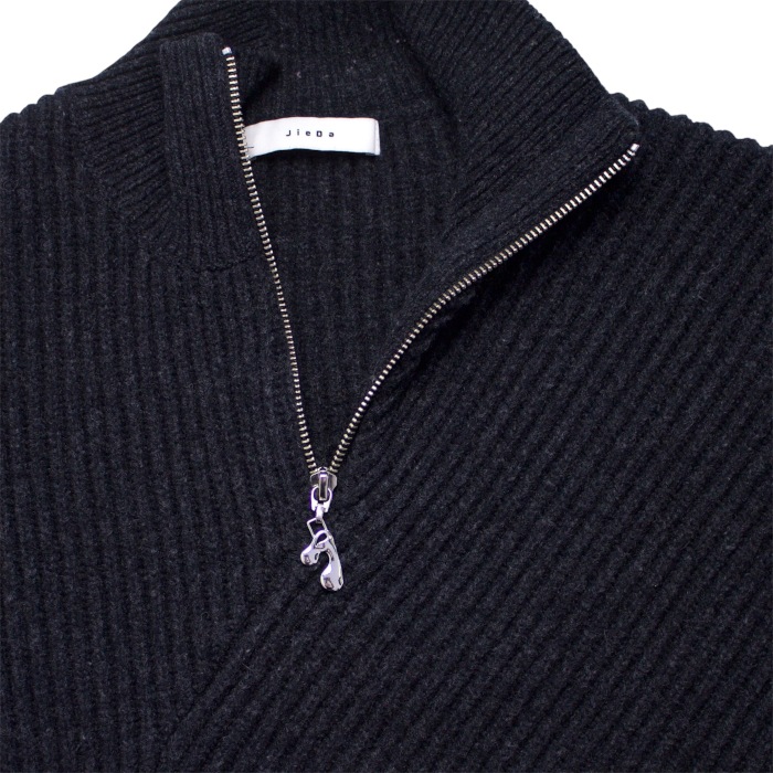 JIEDA ジエダ HALF ZIP KNIT (USED)