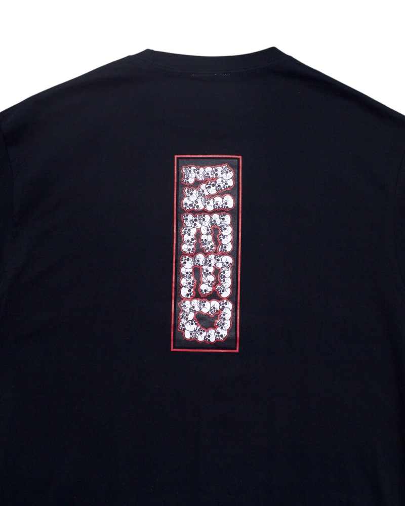 NEEDORIGINAL ニードオリジナル long-sleeved t-shirt Back HORITATSU BB TATTOO design (BLACK)
