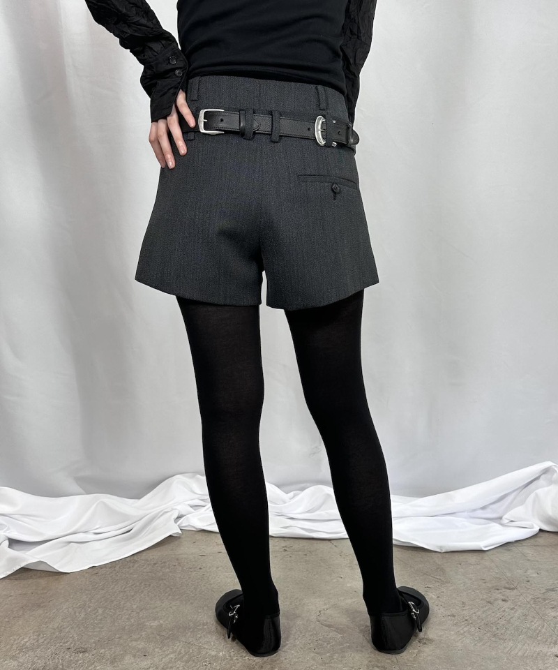 GVGV ジーヴィージーヴィー DOUBLE WAIST SHORTS (GREY)