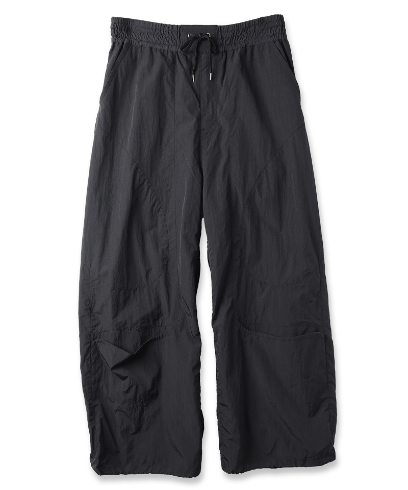 JIEDA ジエダ CURVE OVER NYLON PANTS