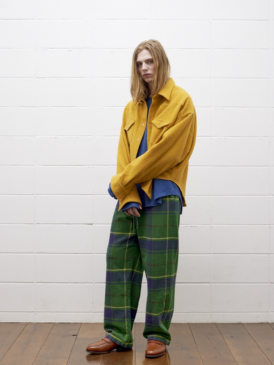 UNUSED アンユーズド 24AW US2453 Wool western shirt (MUSTARD)
