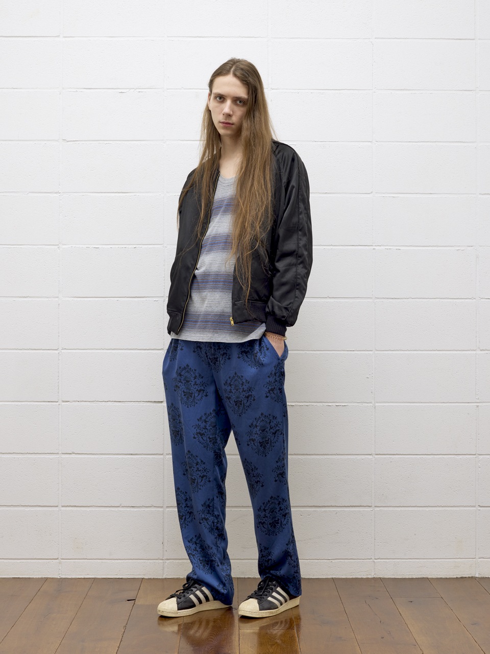 UNUSED アンユーズド 25SS US2481 Border short sleeve T-shirt