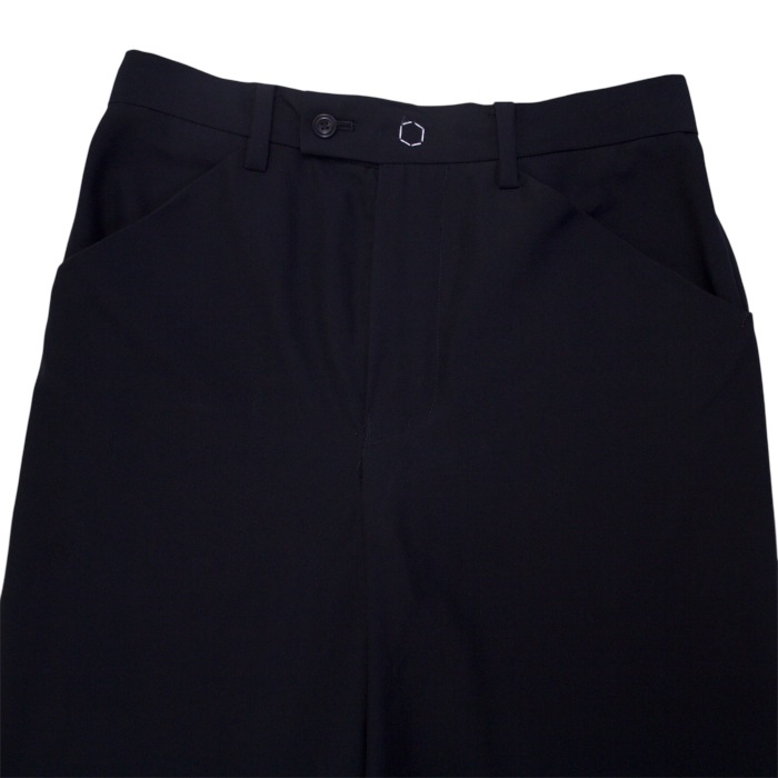 SUN SEA サンシー N.M BLUE OSMO w/耳 STRAIGHT PANTS (USED)