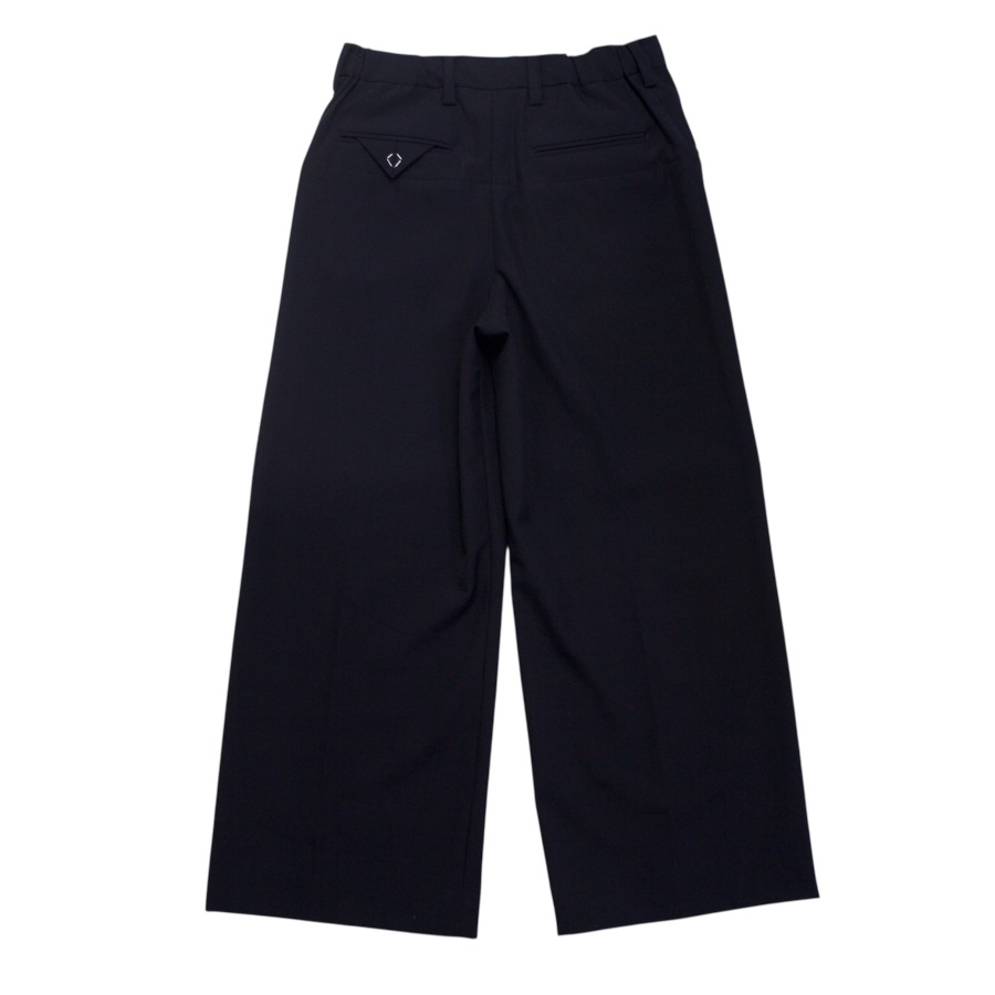 SUN SEA サンシー N.M BLUE OSMO w/耳 STRAIGHT PANTS (USED)