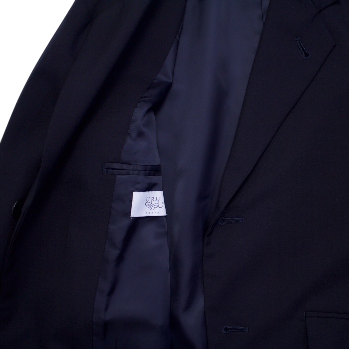 URU ウル WOOL TROPICAL JACKET&2 TUCK PANTS SET-UP SUIT (USED)