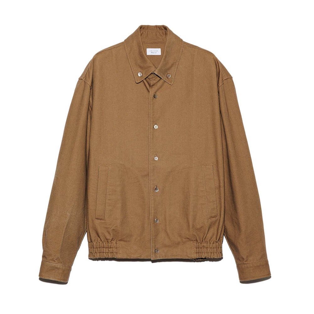 UNUSED アンユーズド 26SS US2541 Duck button down shirt (CAMEL)