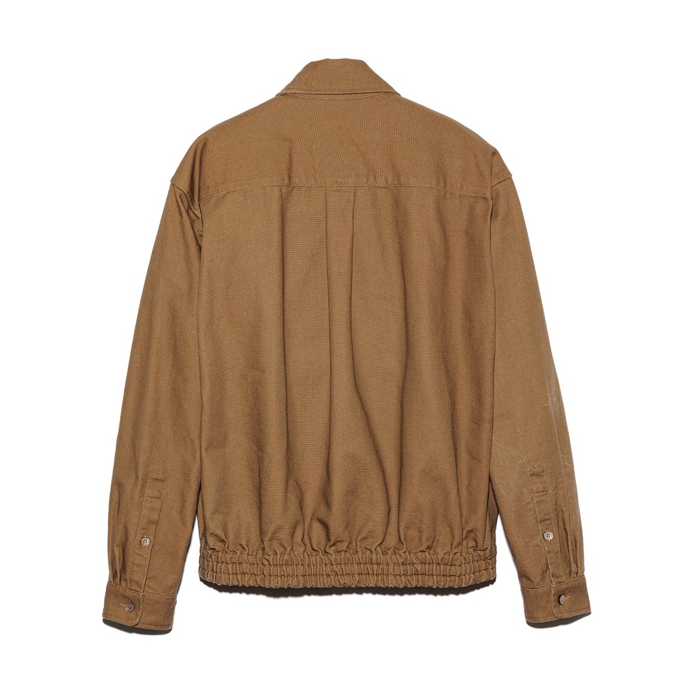 UNUSED アンユーズド 26SS US2541 Duck button down shirt (CAMEL)