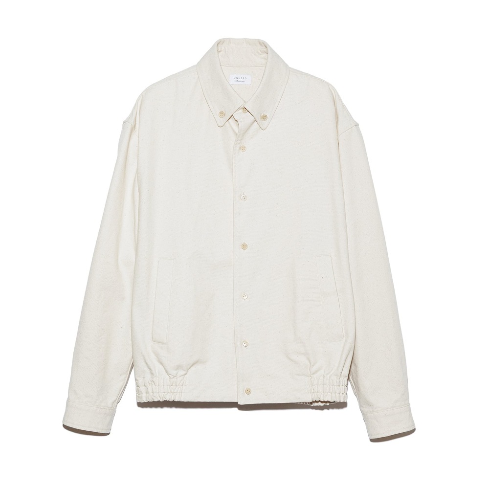 UNUSED アンユーズド 26SS US2541 Duck button down shirt (NATURAL)