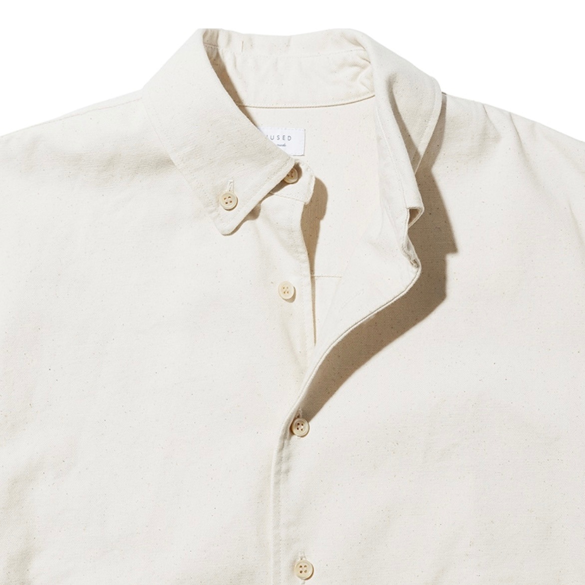 UNUSED アンユーズド 26SS US2541 Duck button down shirt (NATURAL)