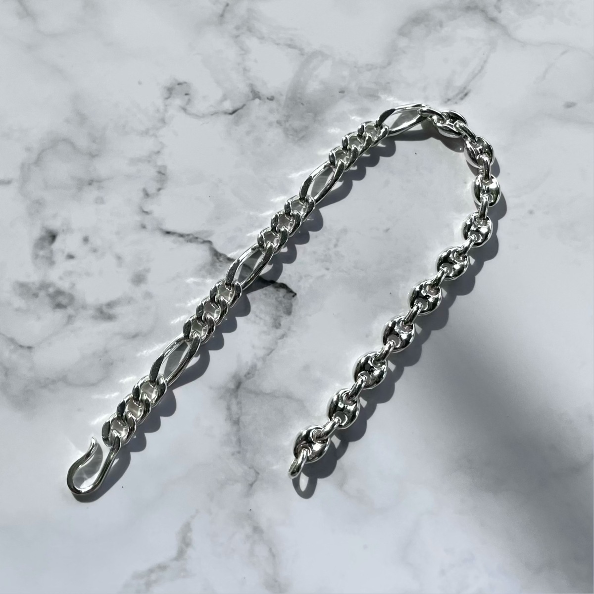 EPHEMERAL エフェメラル switching chain bracelet