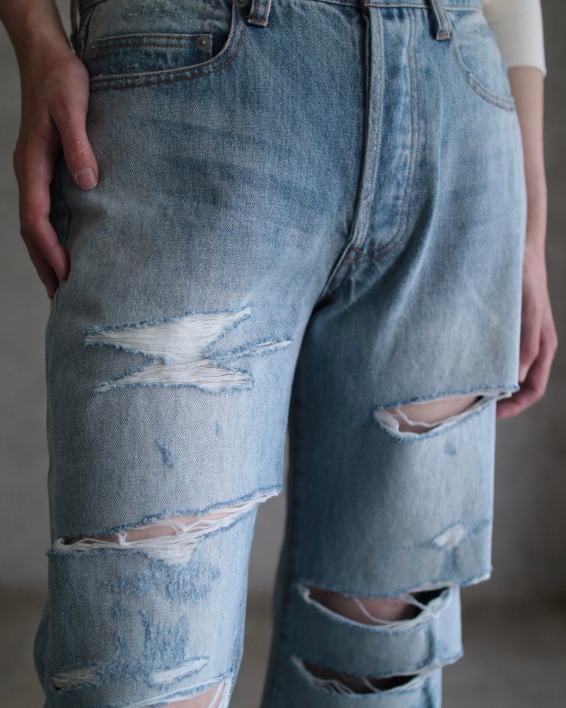 K3&CO. ケイスリーアンドコー DAMAGE DENIM PANTS