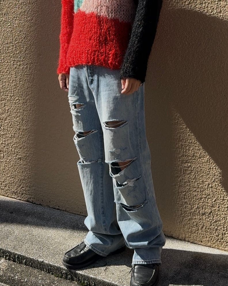 K3&CO. ケイスリーアンドコー DAMAGE DENIM PANTS