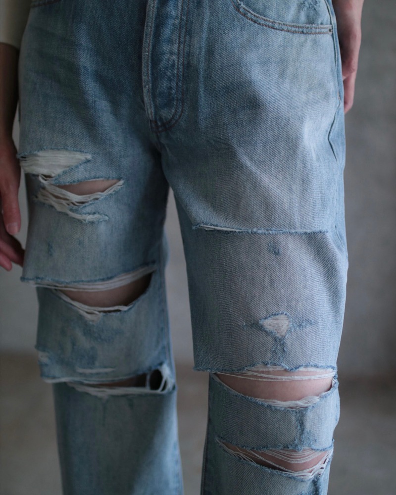 K3&CO. ケイスリーアンドコー DAMAGE DENIM PANTS