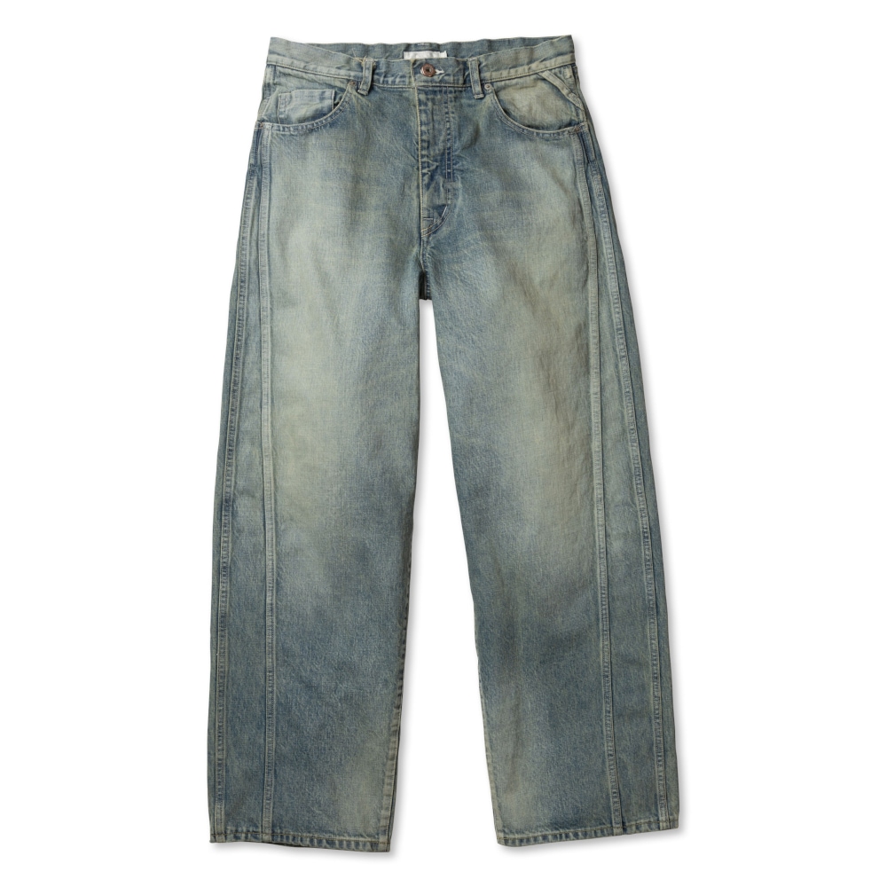 ROTOL ロトル TRIPLE SEAMS 6P DENIM WIDE DAMAGE | BRAND,ROTOL
