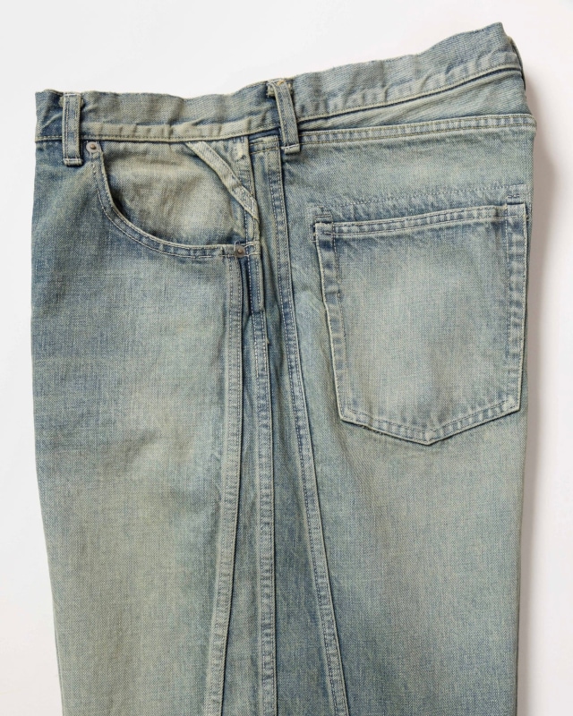 ROTOL ロトル TRIPLE SEAMS 6P DENIM WIDE DAMAGE | BRAND,ROTOL