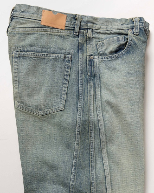 ROTOL ロトル TRIPLE SEAMS 6P DENIM WIDE DAMAGE
