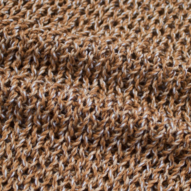 UNUSED アンユーズド 26SS US2556 Drop pullover knit (MINT×CAMEL)