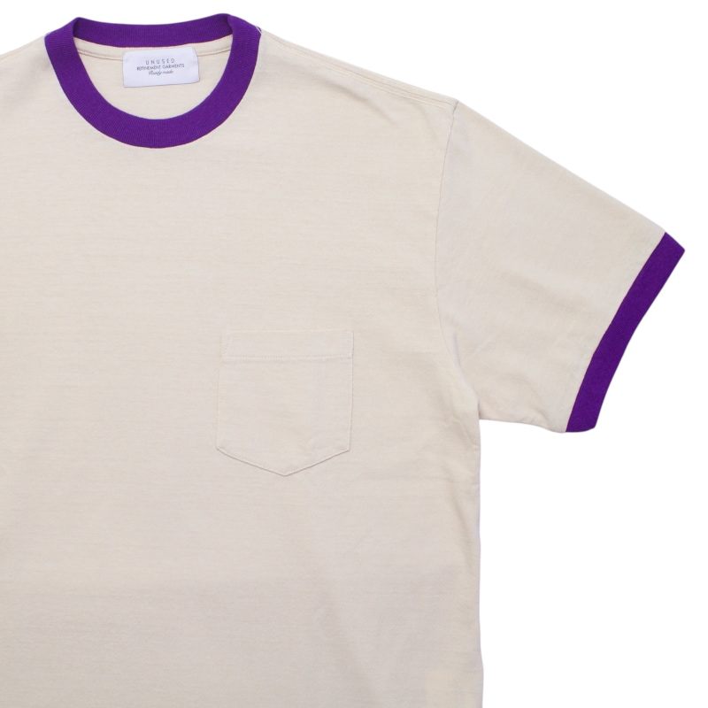 UNUSED アンユーズド 25SS US2483 Ringer short sleeve T-shirt