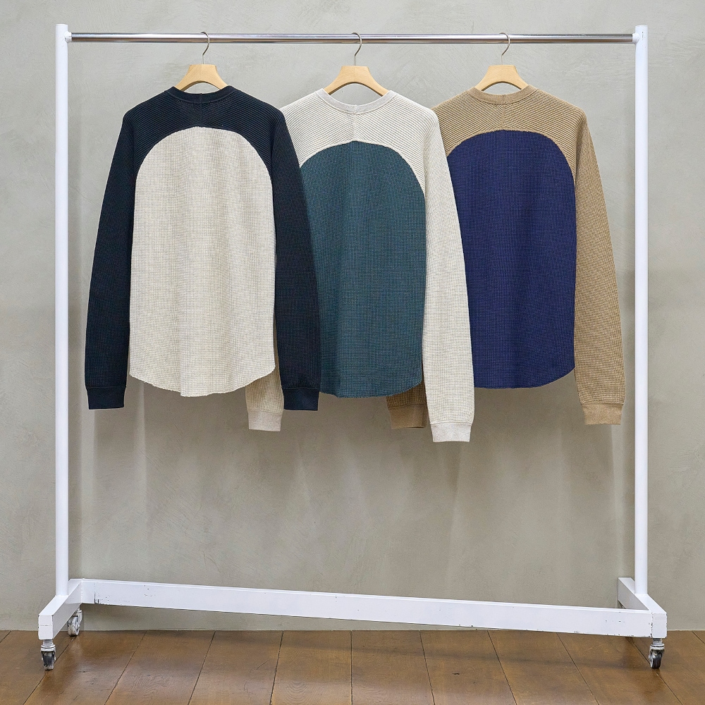 【新品】25AW UNUSED サーマル ワッフル カットソー ロンT サイズ4 UNUSED アンユーズド 25AW US2522 Long-sleeve waffle T-shirt