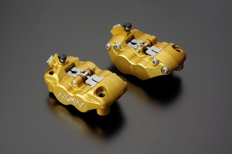 ニッシン ラジアルマウント 4POTキャリパー 左右セット Yahoo!オークション - ニッシン TZ250 108mm ピッチ ラジアル マウン